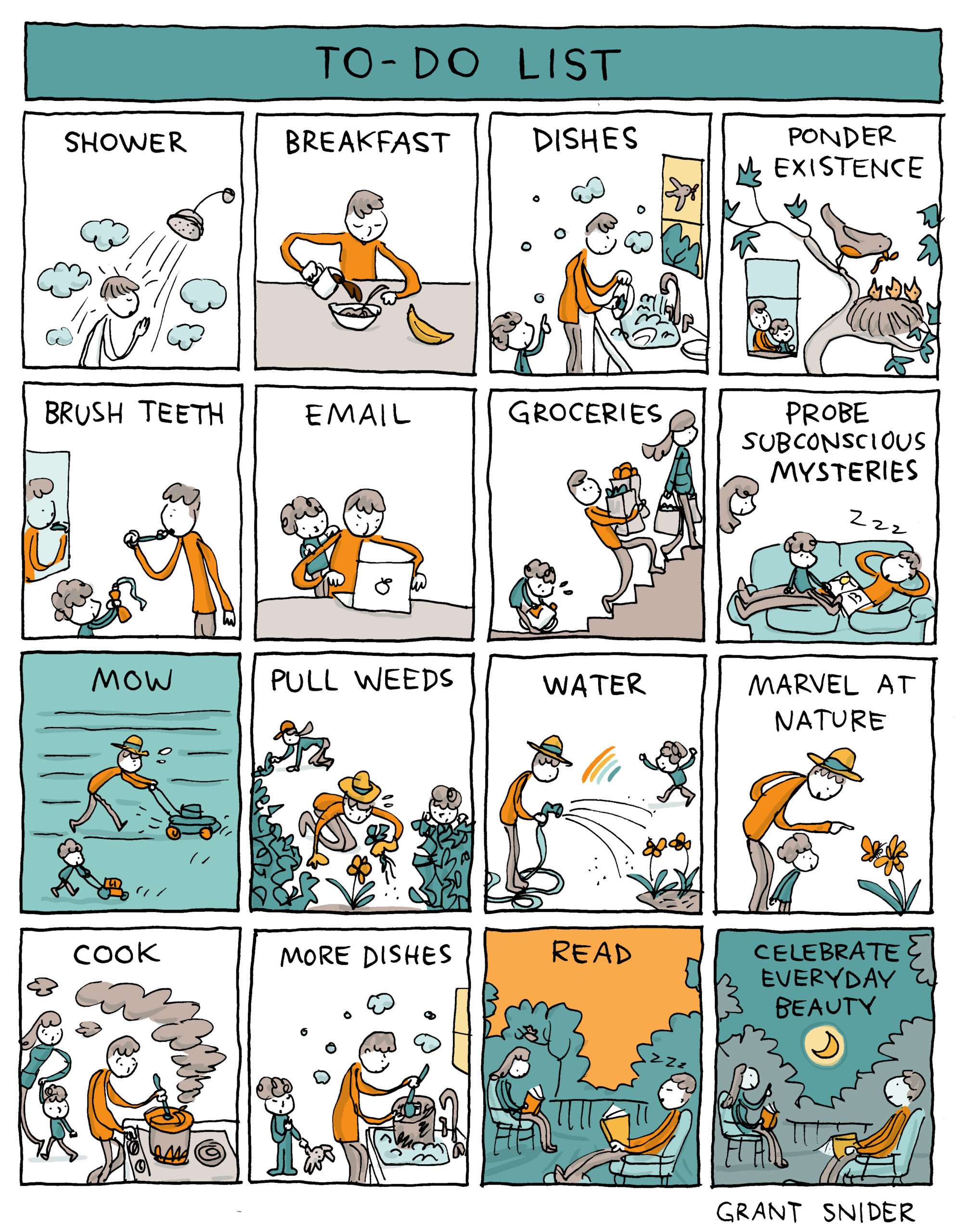 a never-ending, mundane to-do list